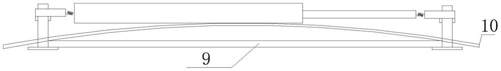 Simple fixed tool fracture for unconventional lens coating