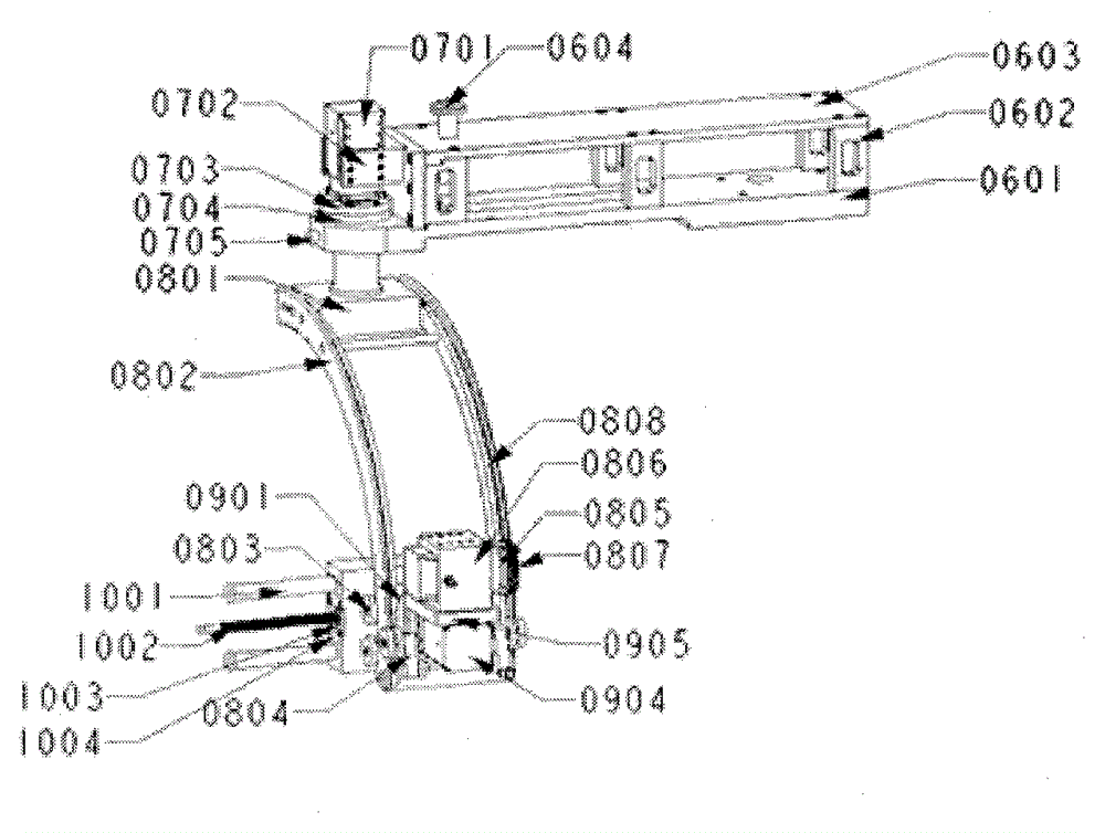 Exoskeleton-type shoulder girdle and upper limb synergistic rehabilitation robot