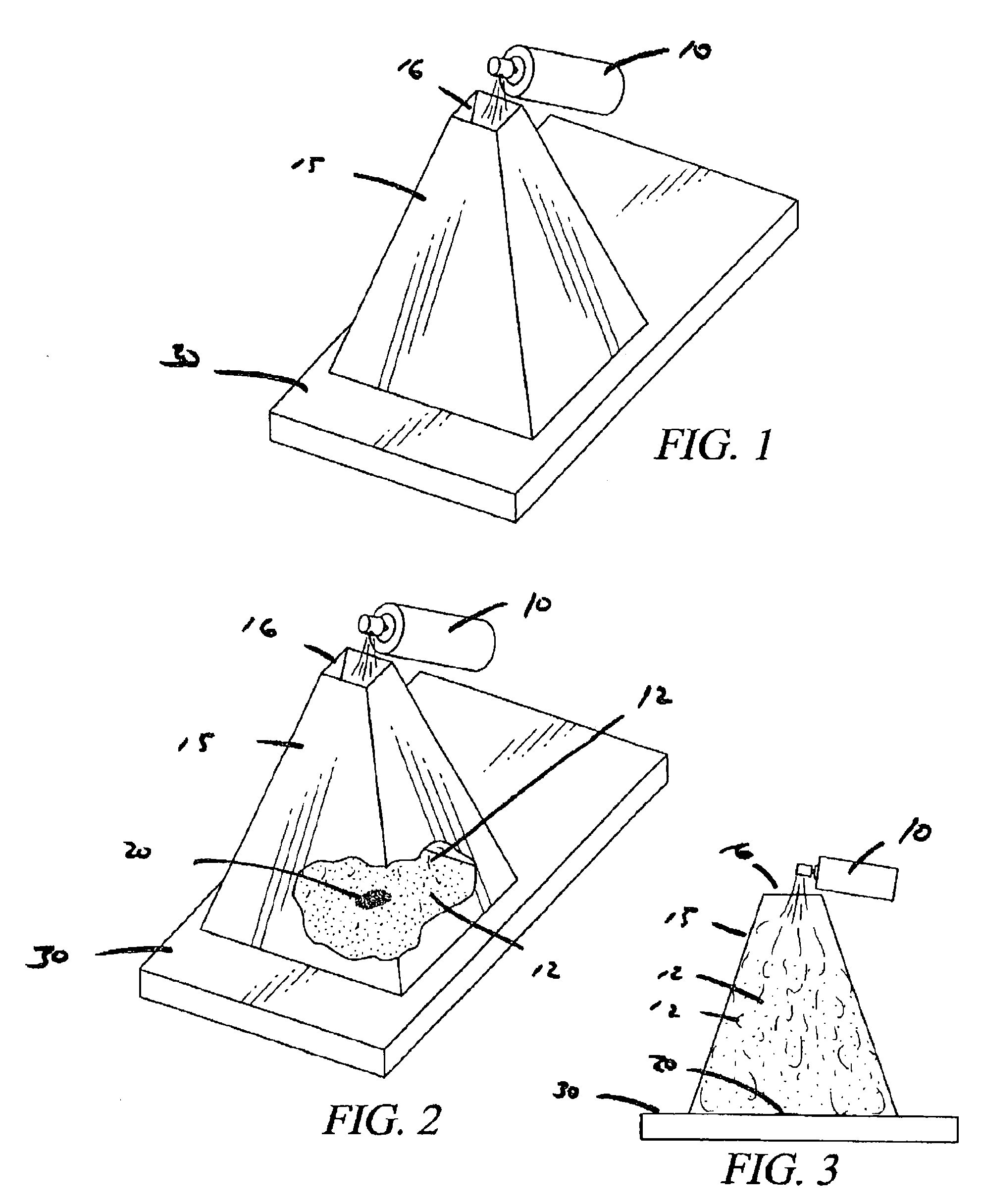 Aerosolized fingerprint powder compositions