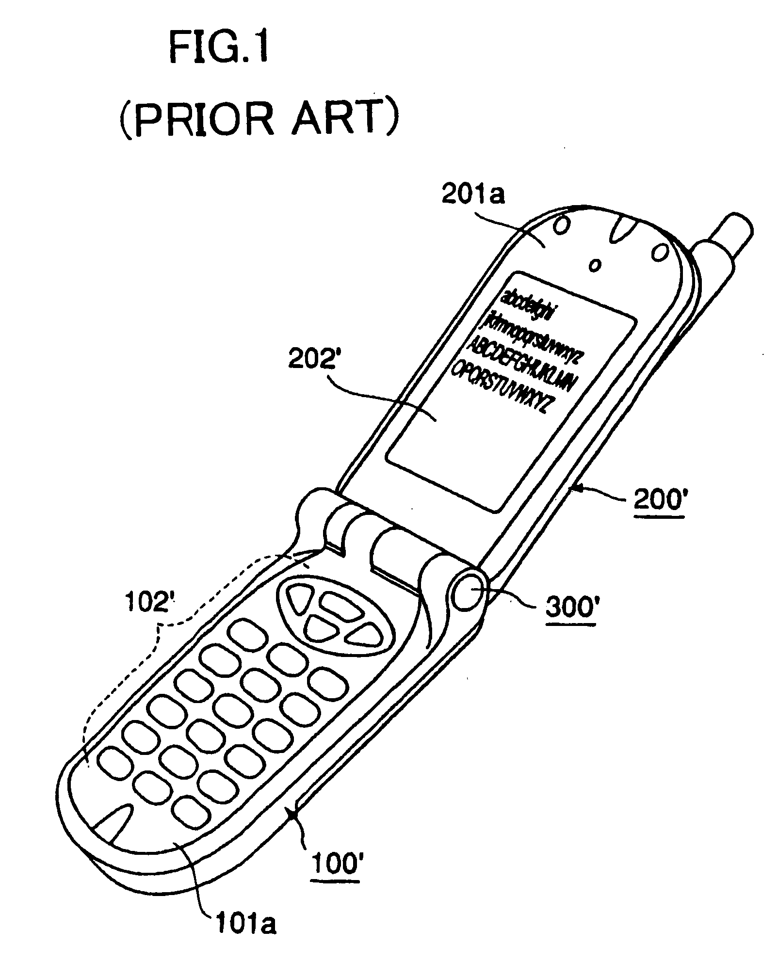 Foldable portable information terminal