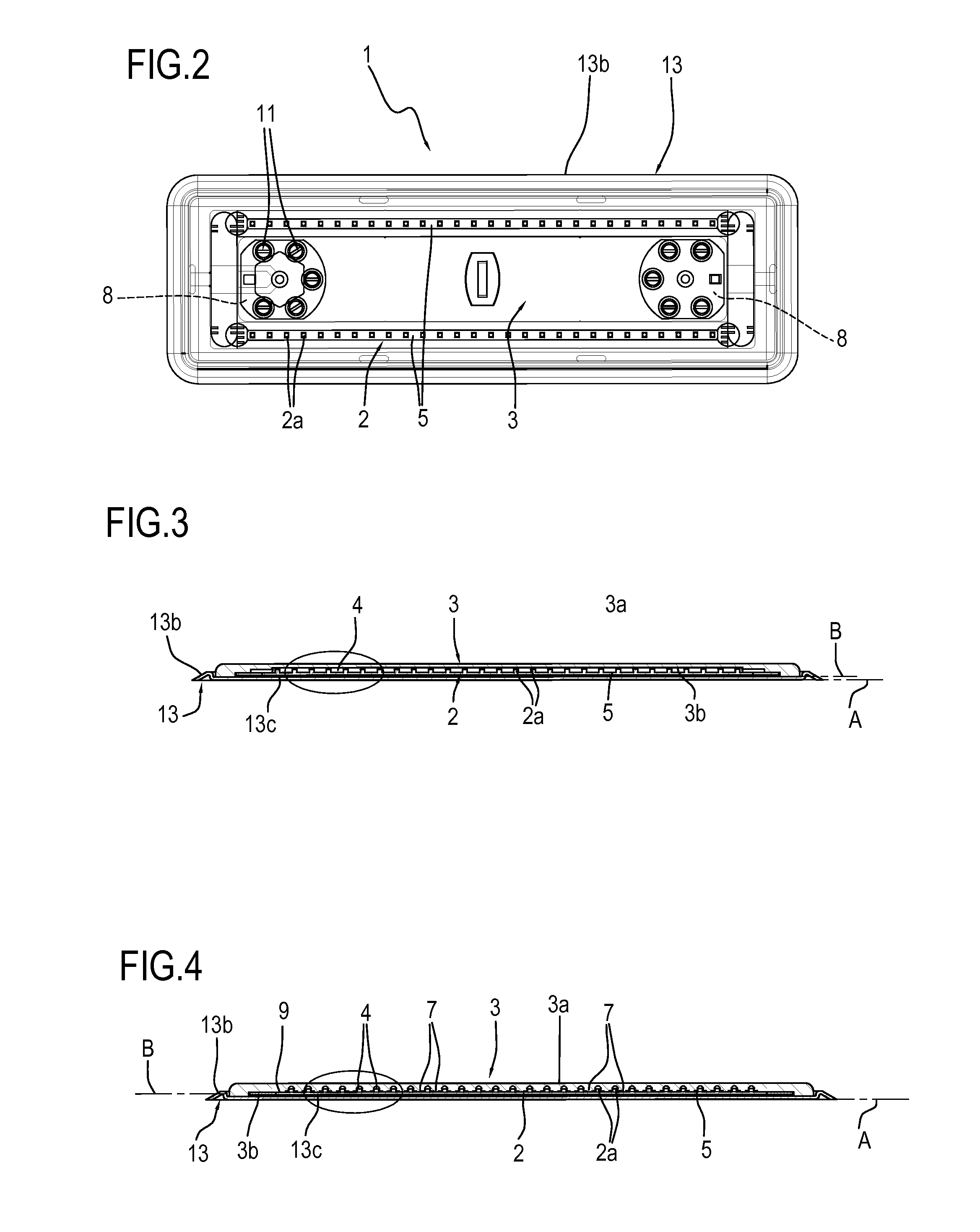 Surface mounting lamp