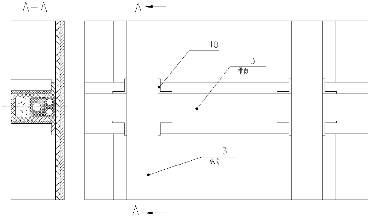 A deck suitable for the airtight cabin of a spacecraft