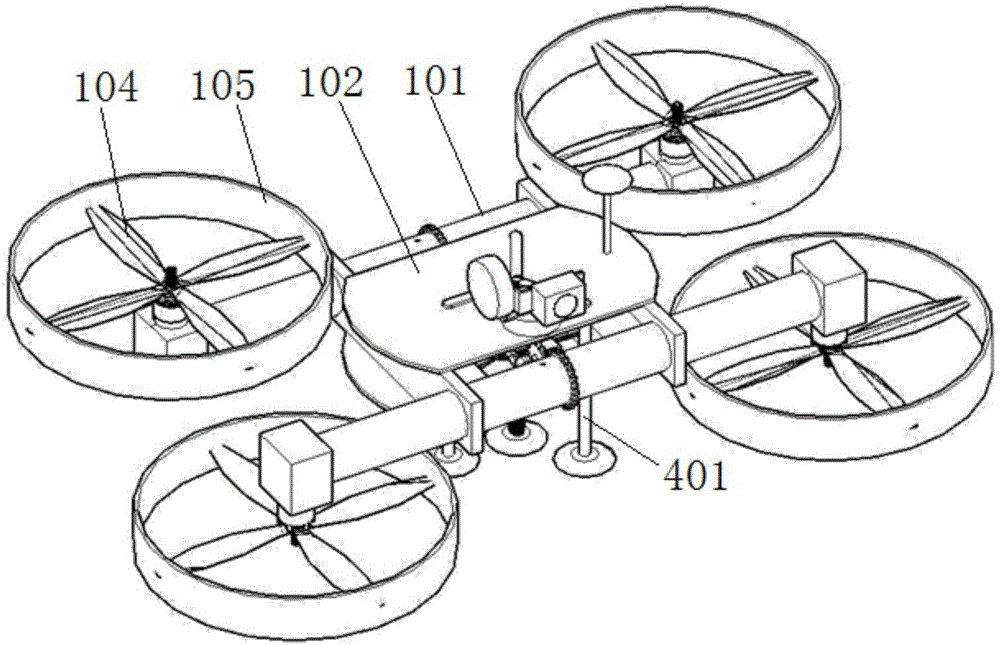 Self-help switching type air-and-ground dual-purpose aircraft