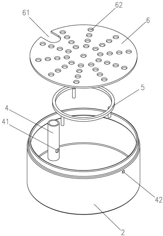 Smell mixing-free multilayer steaming boiler