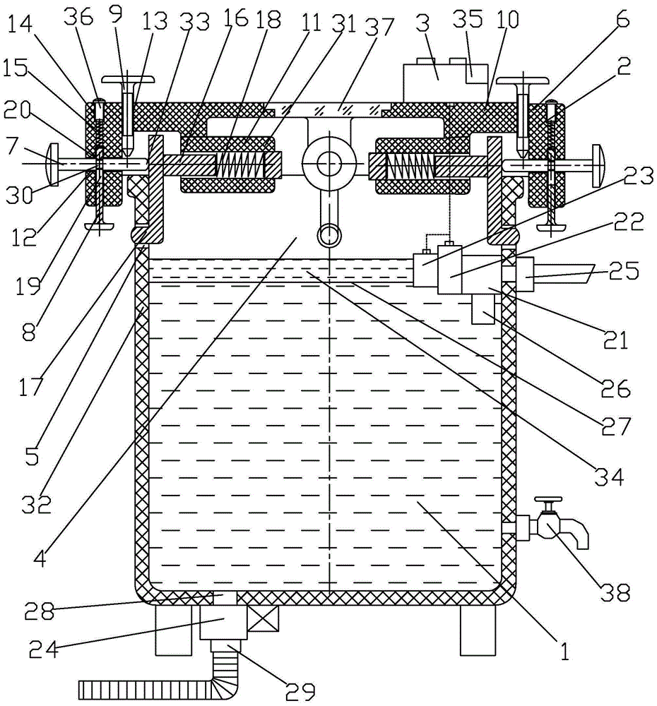 Intelligent safety water storage barrel