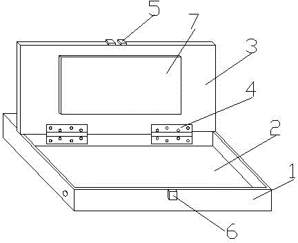 Radio set with writing case