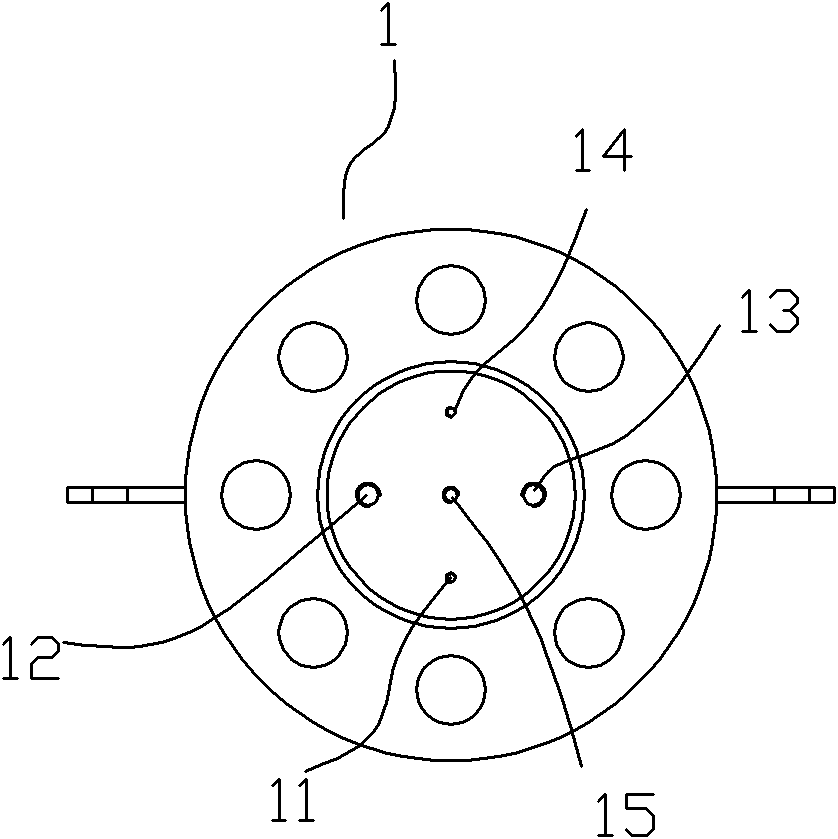 Test container for imitating deep-sea high-pressure environment