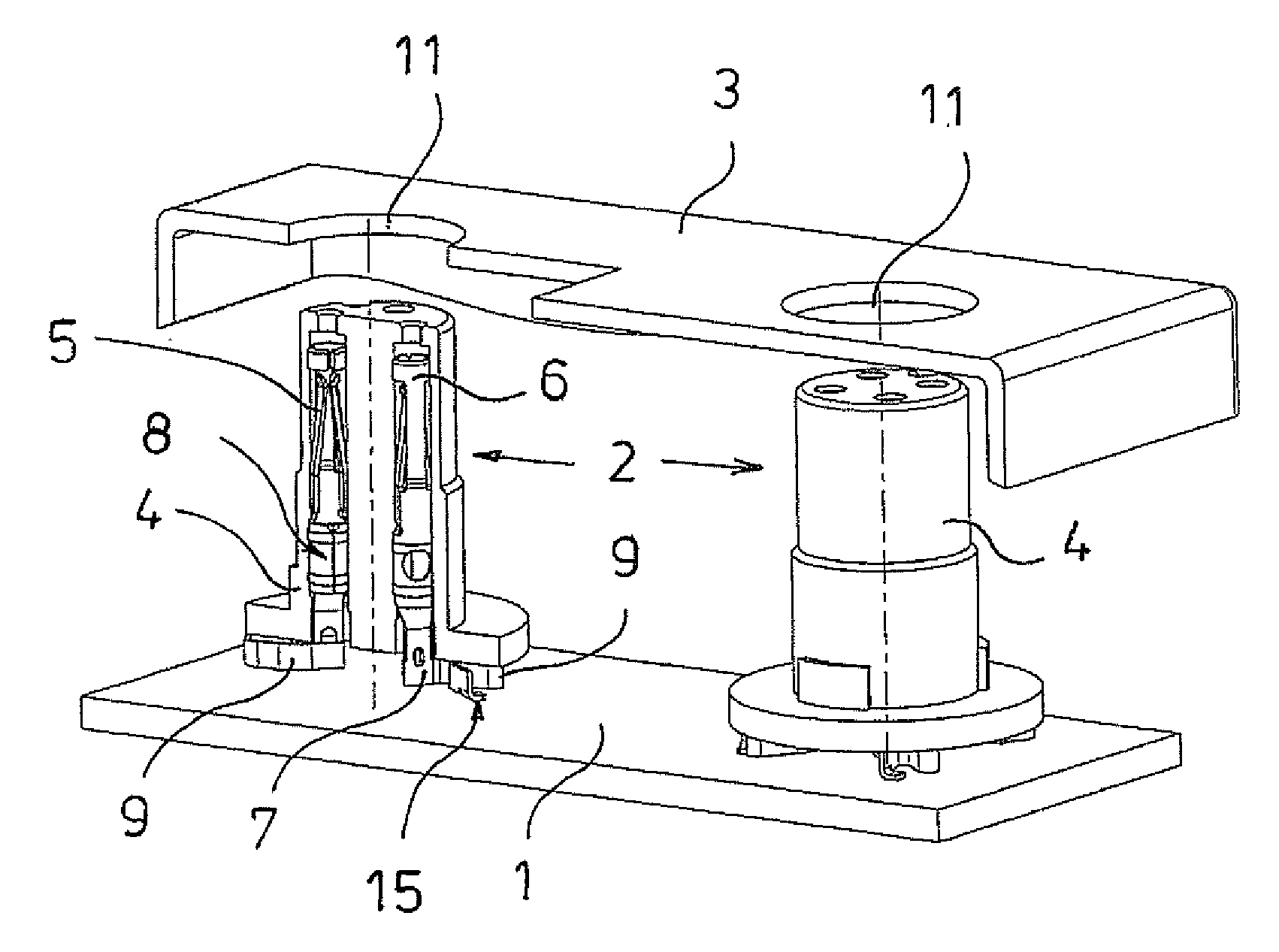 Electrical plug connector with tolerance compensation