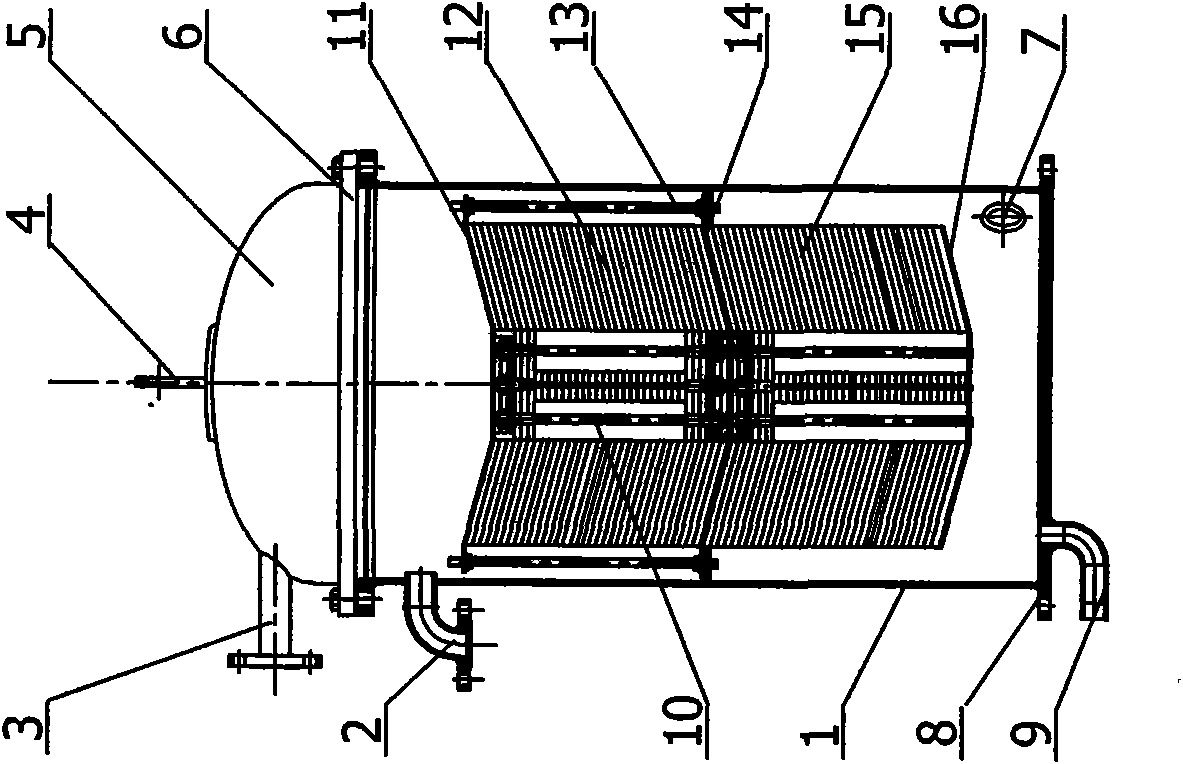 Marine oily water disk aggregation and separation device