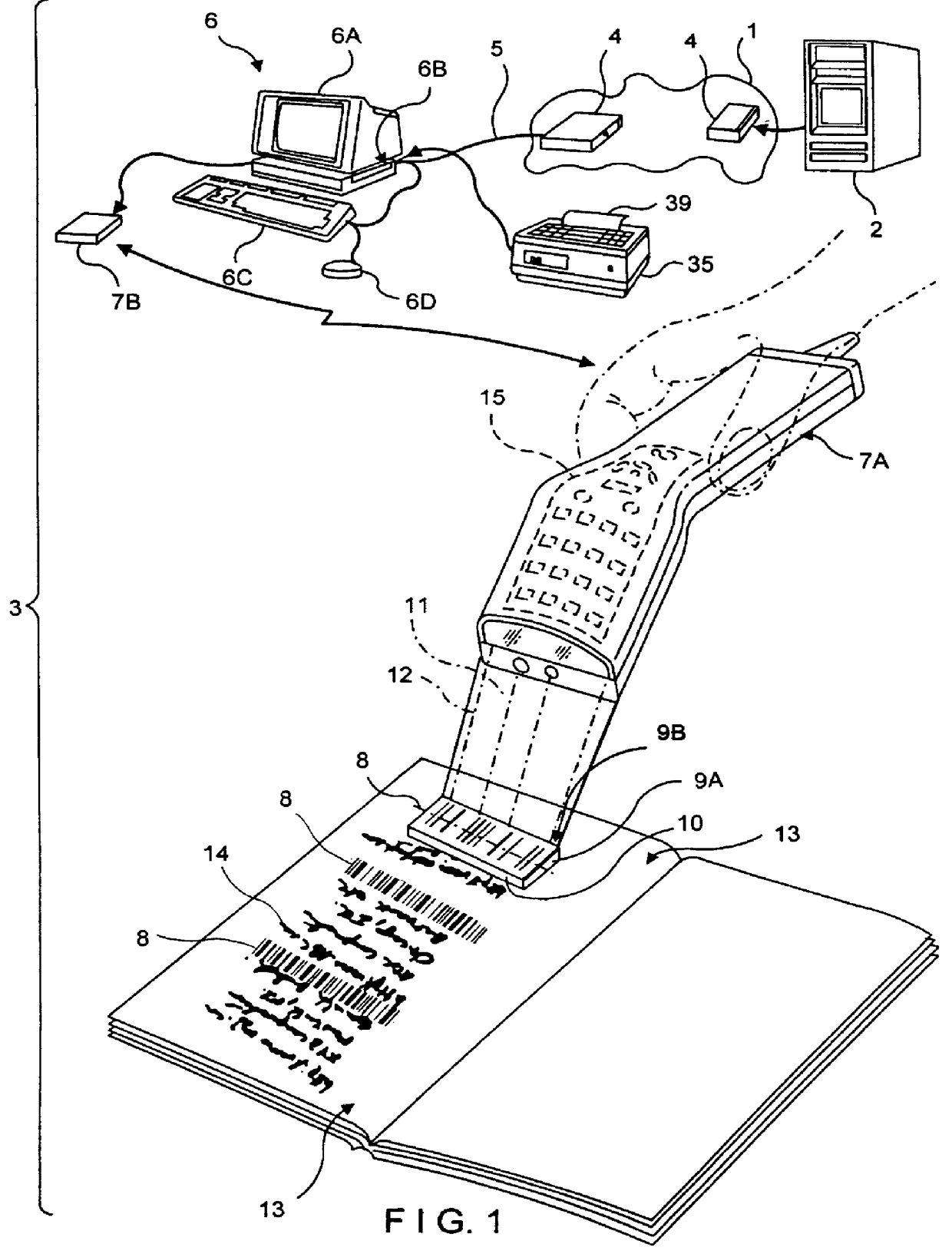 System and method for composing menus of URL-encoded bar code symbols while using internet browser program