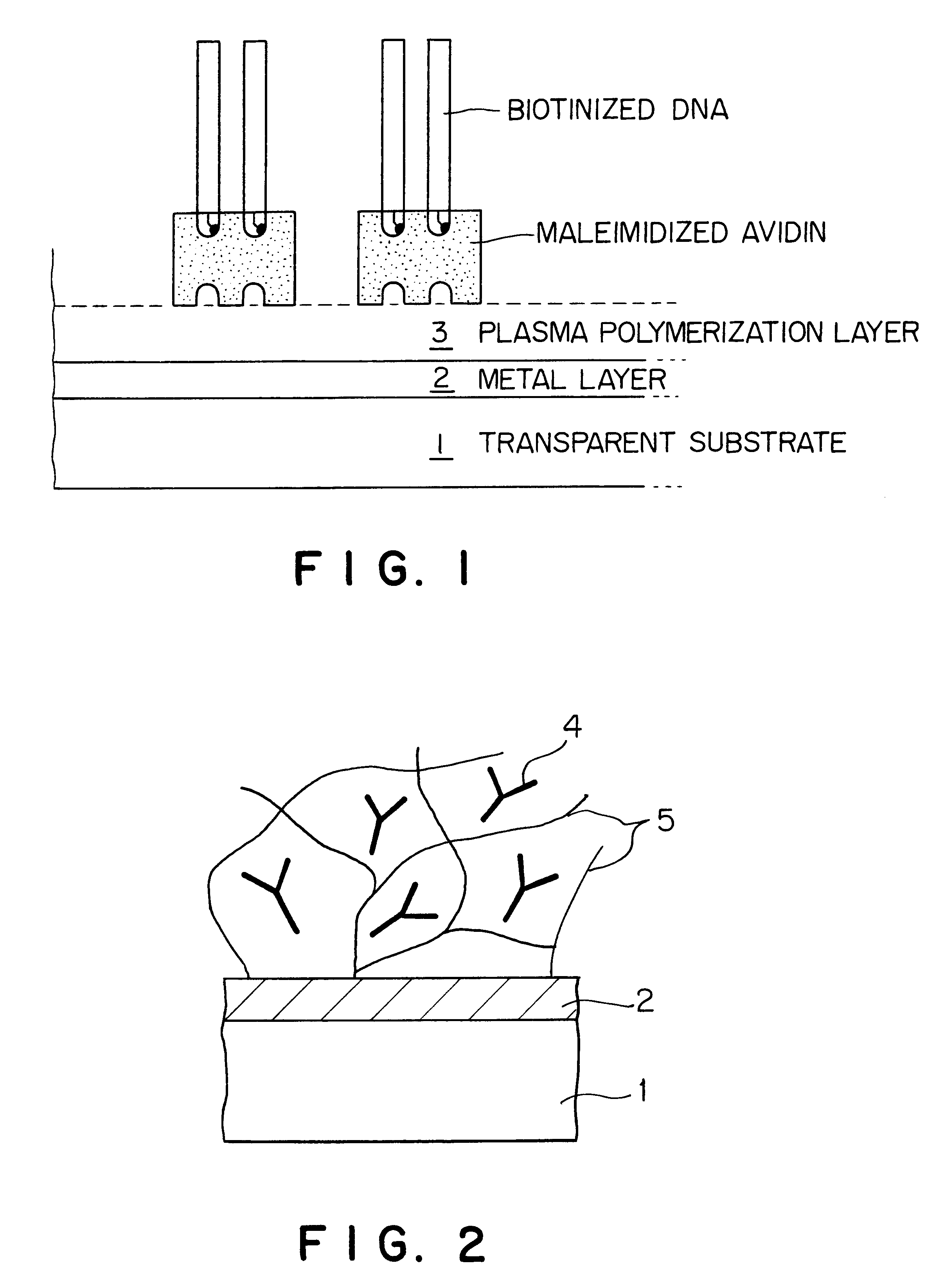 Measuring chip for surface plasmon resonance biosensor and method for producing the same