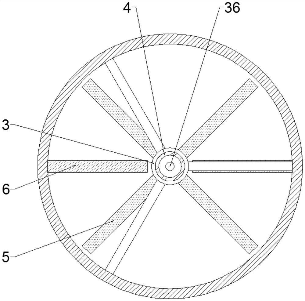 Stuffing mixing and stirring device for moon cake processing