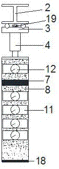 Lining member quasi-static test apparatus and lining member quasi-static test method