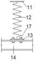 Lining member quasi-static test apparatus and lining member quasi-static test method