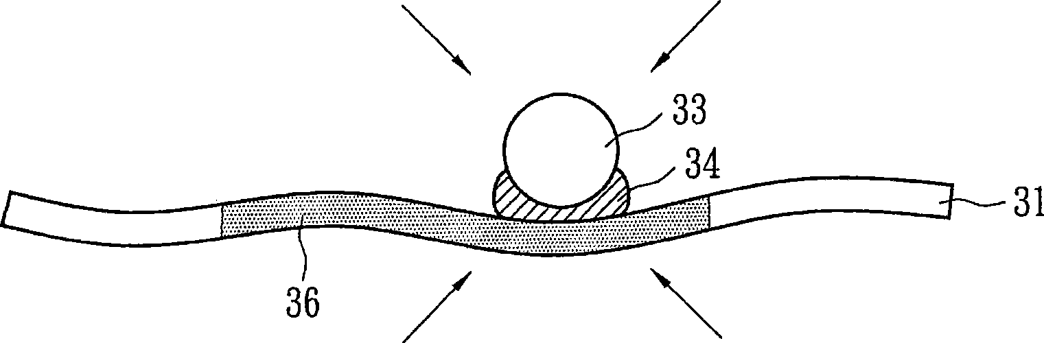 Production method for clearance support structure of display panel