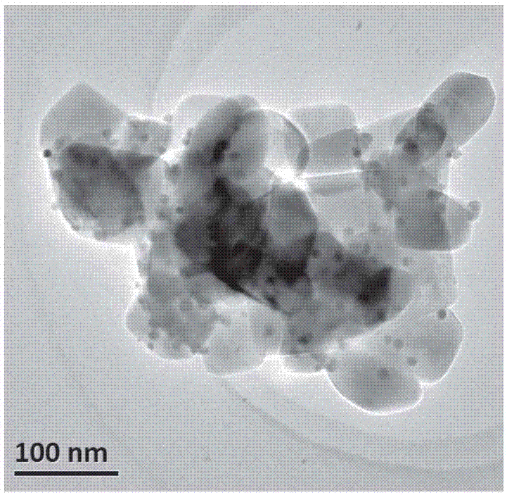 Method for high-efficiency hydrogen reduction preparation of transition metal oxide defects