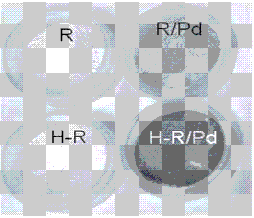 Method for high-efficiency hydrogen reduction preparation of transition metal oxide defects