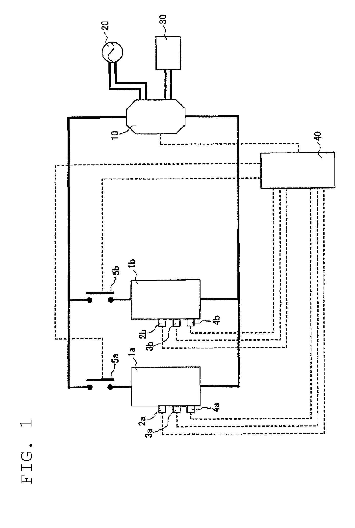 Control device to control deterioration of batteries in a battery stack
