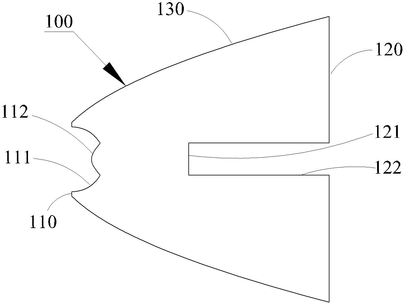 Lens and lamp using lens