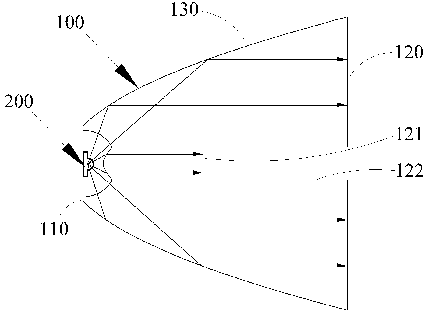 Lens and lamp using lens