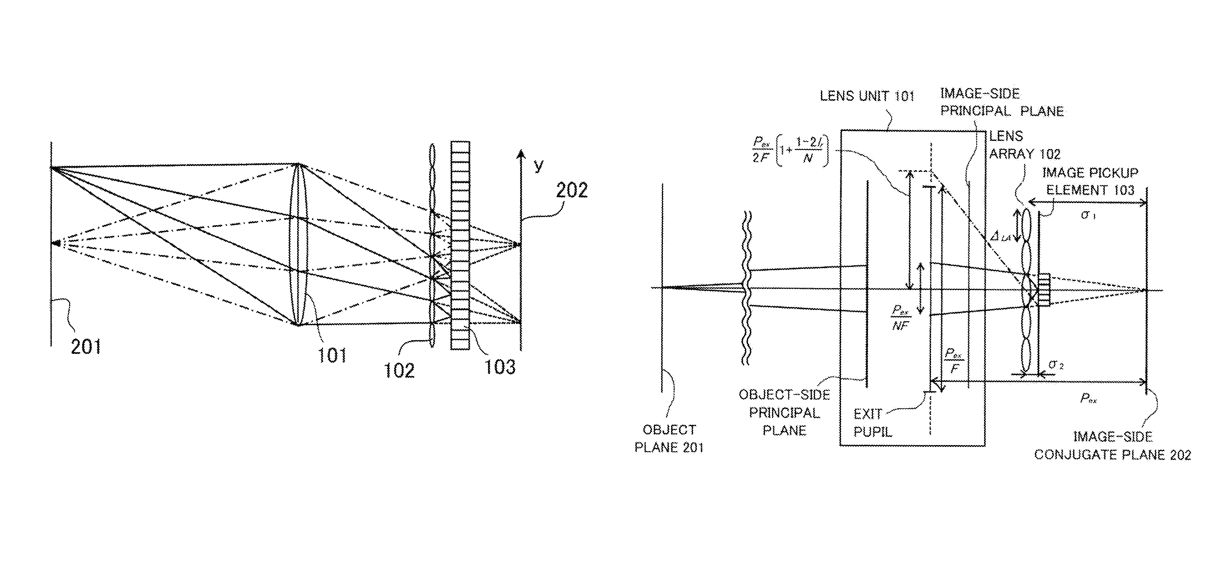 Image pickup apparatus having lens array and image pickup optical system