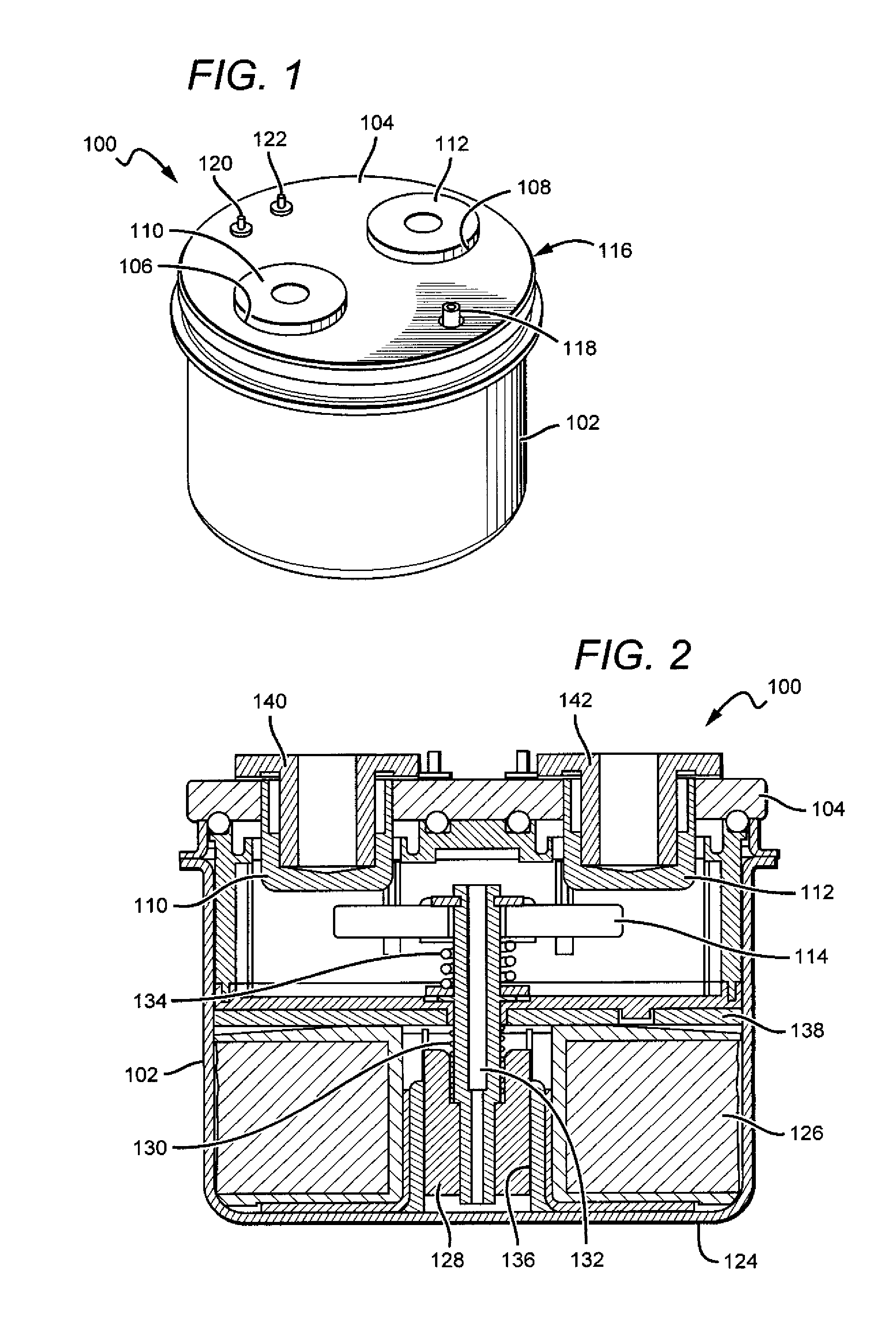 Sectionalized contact contactor