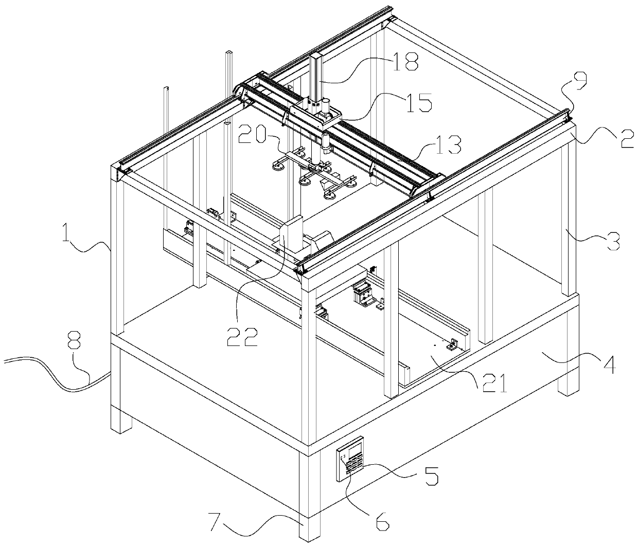 Transformer iron chip lamination mechanism, transformer iron chip lamination device and lamination machine