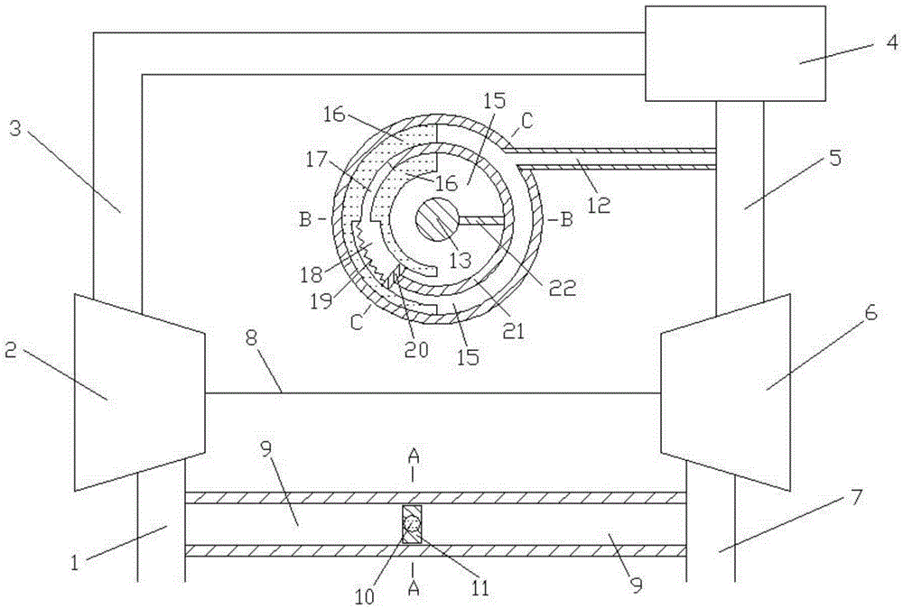 Pneumatic type partition plate moving system