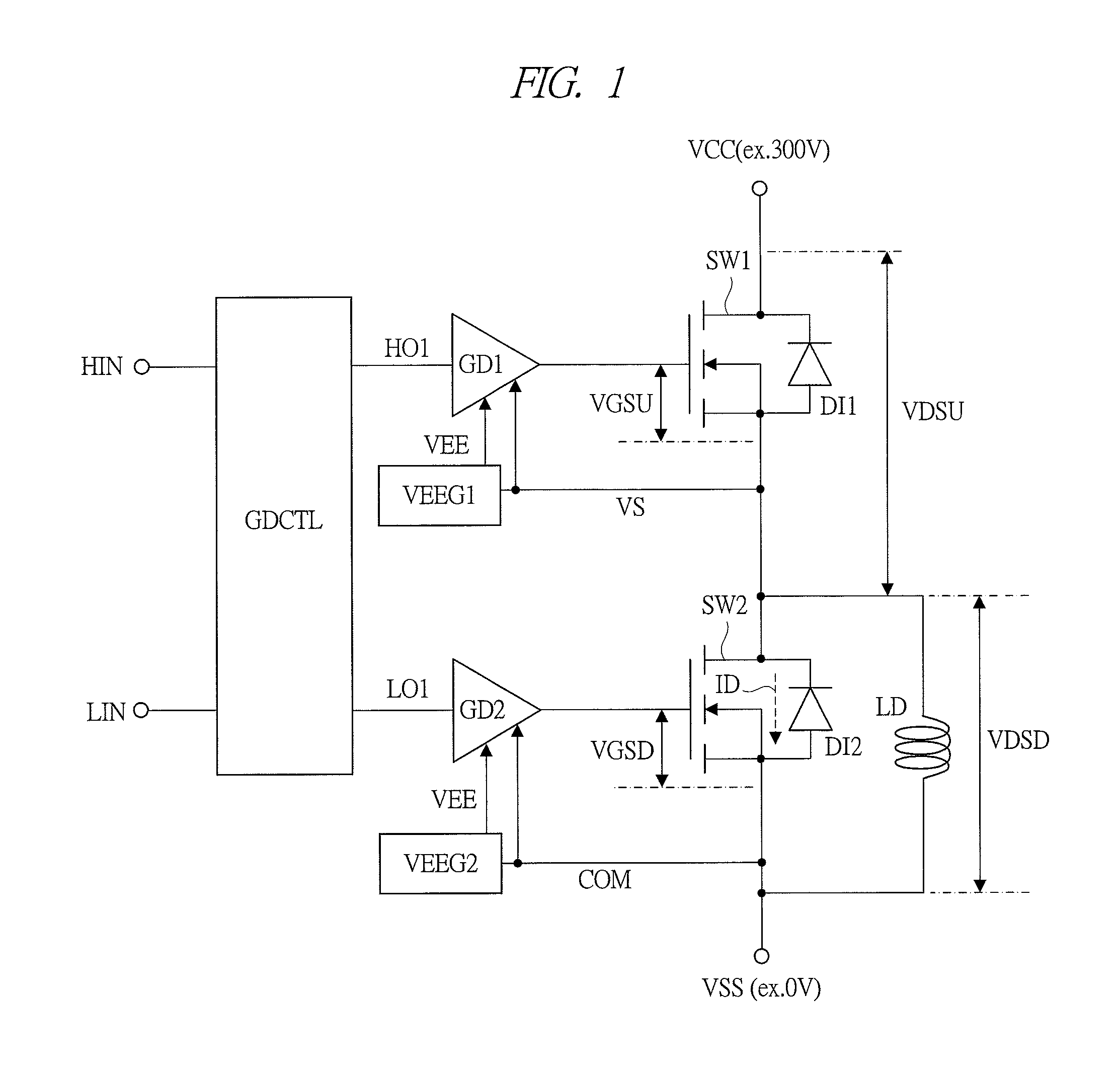 Semiconductor driver circuit and power conversion device