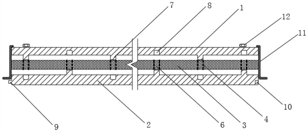 Aluminum honeycomb ceiling board with micro-perforated sandwich layer