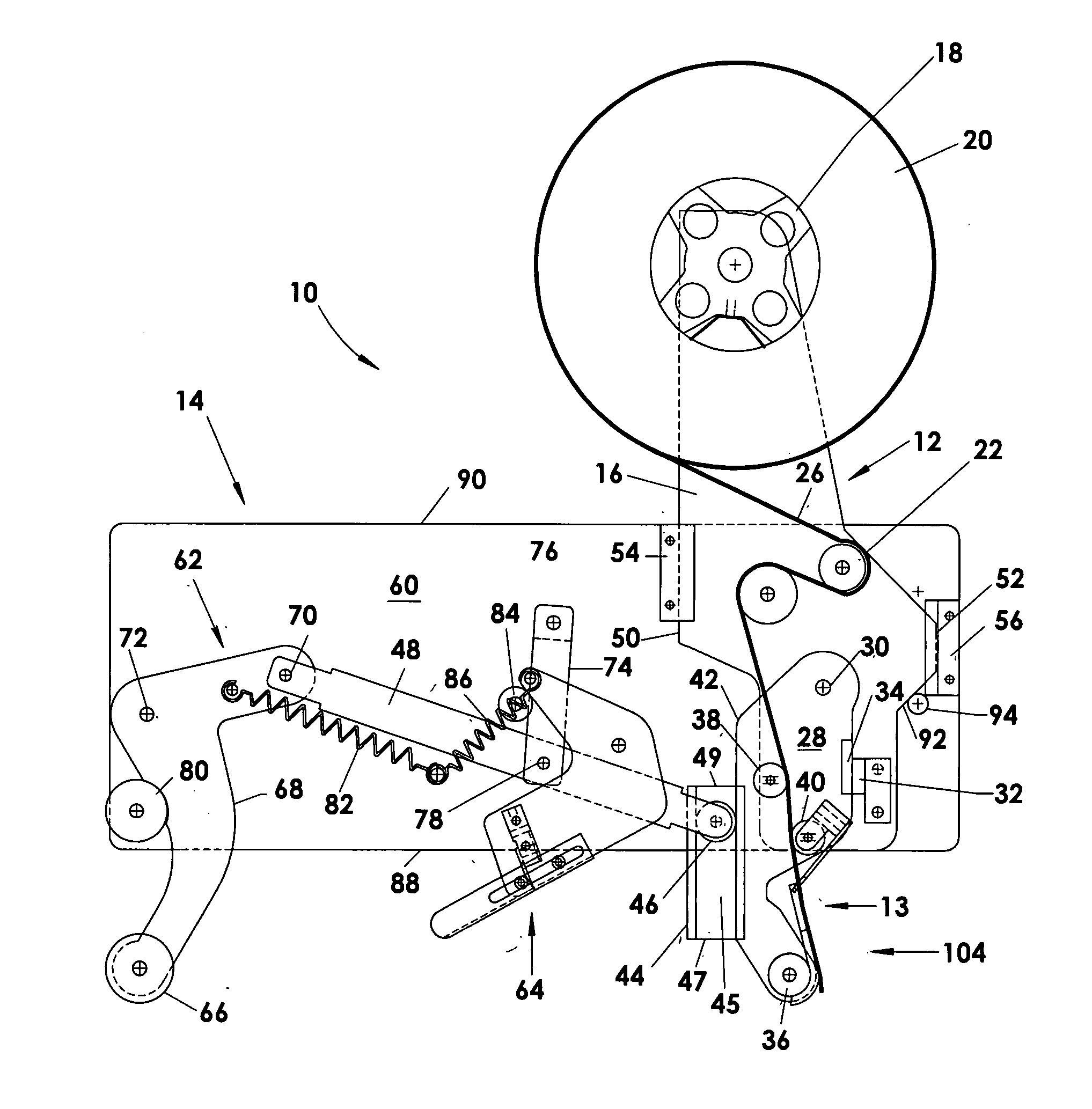 Case sealer tape applicator