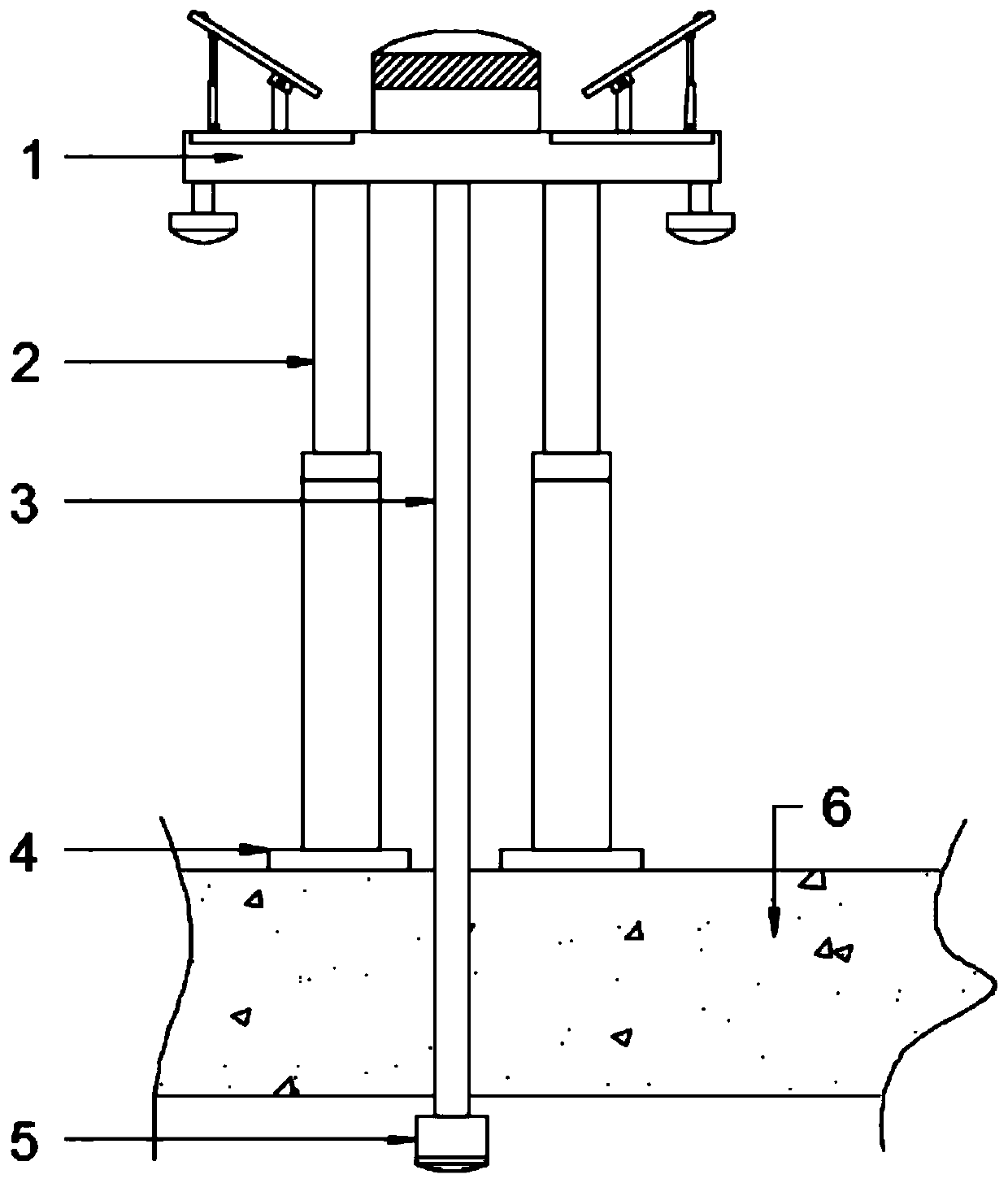 An environmentally friendly street lamp with the function of introducing underground sunlight