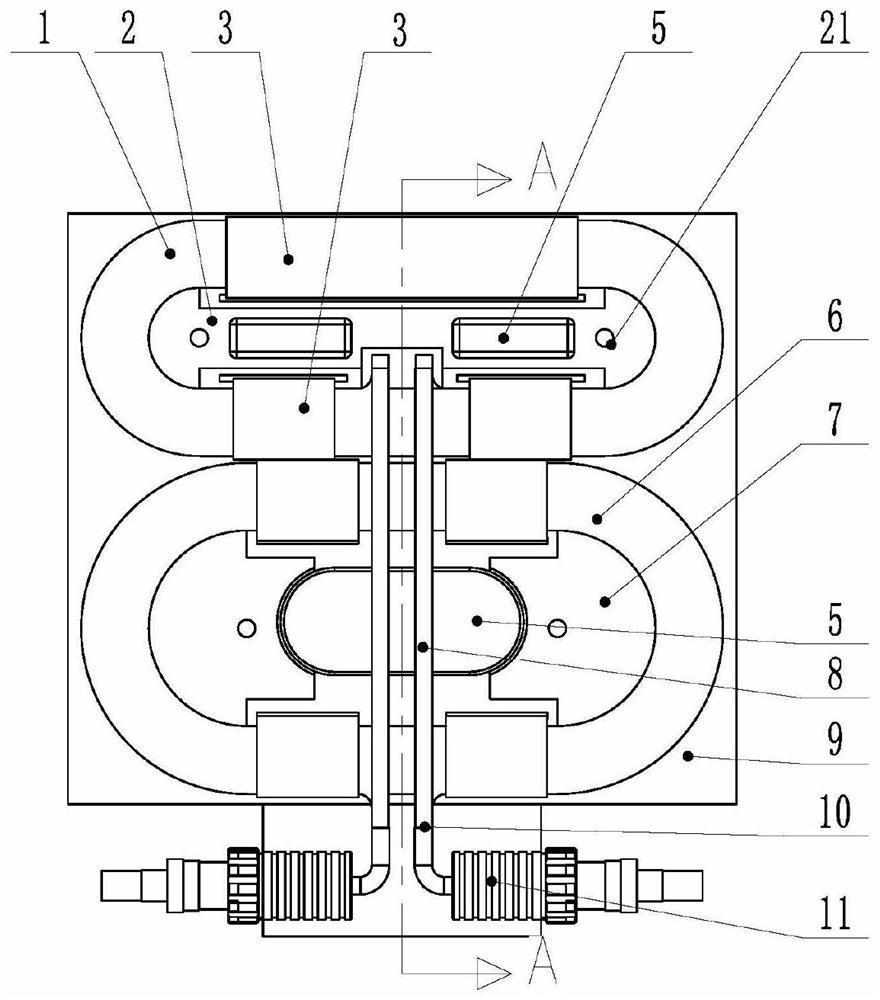 Suspension propelling and guiding integrated module and maglev track system