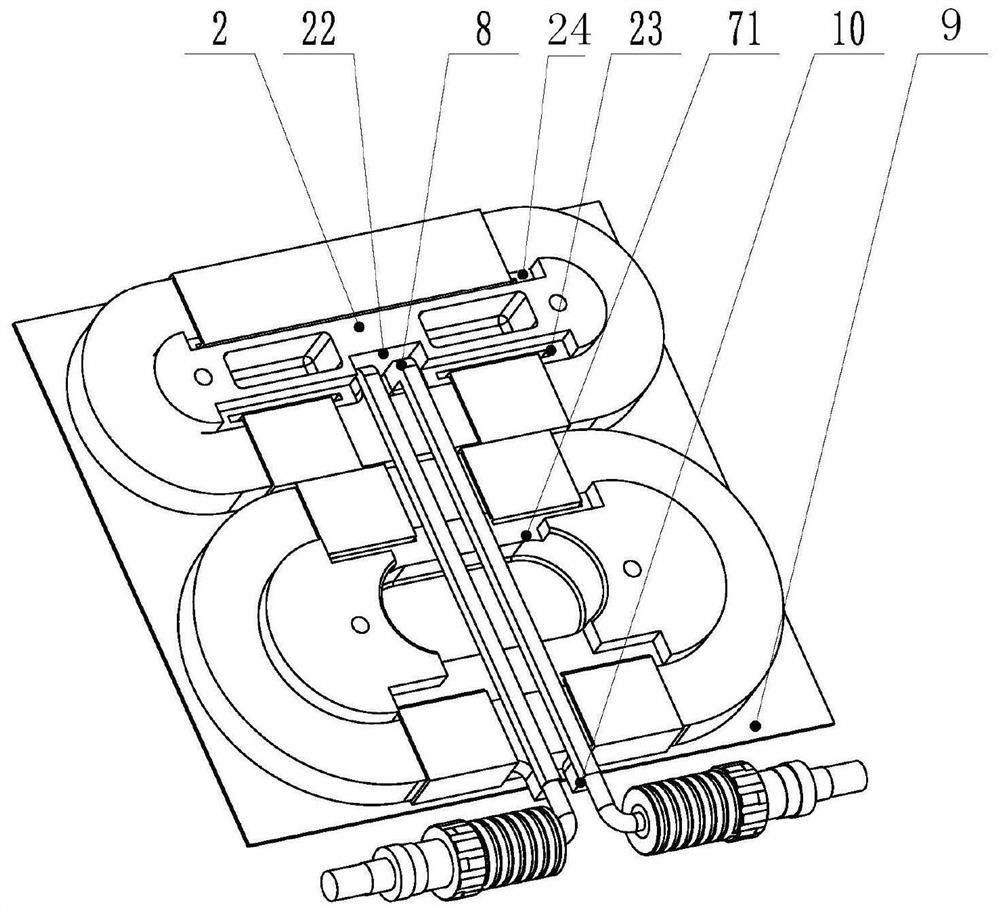 Suspension propelling and guiding integrated module and maglev track system