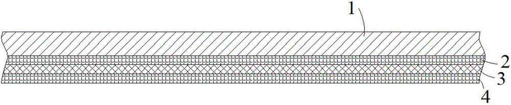 Glassine double-faced hot melting adhesive tape and preparation method thereof