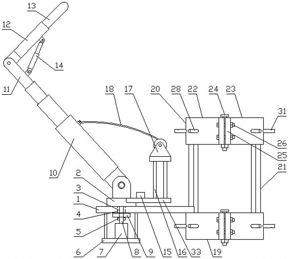 Electricity distribution network tree branch obstacle automatic cleaning device