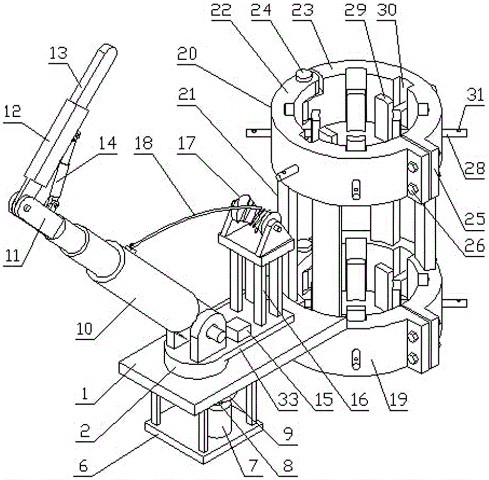 Electricity distribution network tree branch obstacle automatic cleaning device