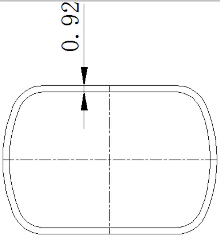 Extrusion forming process of a hollow thin-walled tubular magnesium alloy profile