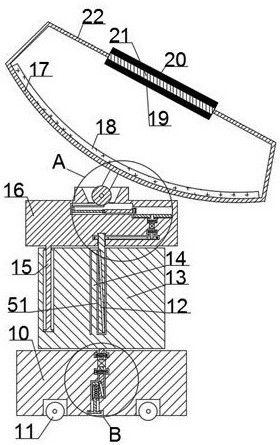 A solar power generation device that can enhance sunlight exposure