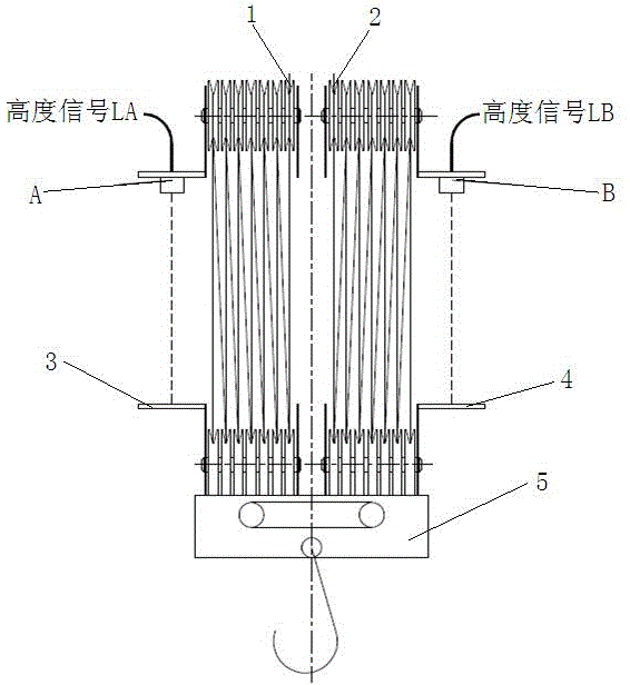 Dual-winding synchronous control system and dual-winding synchronous control method for crane