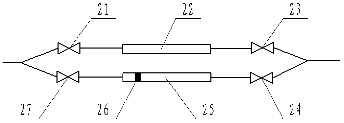 Gas micro-flow measuring device