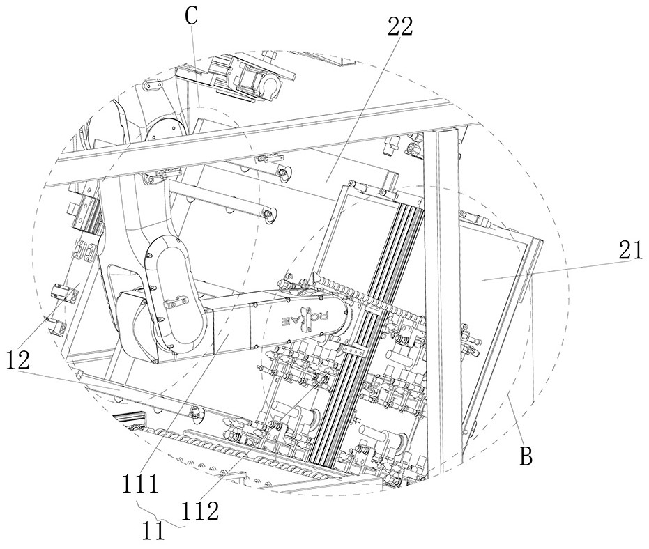 Efficient plate collecting and gummed paper releasing device