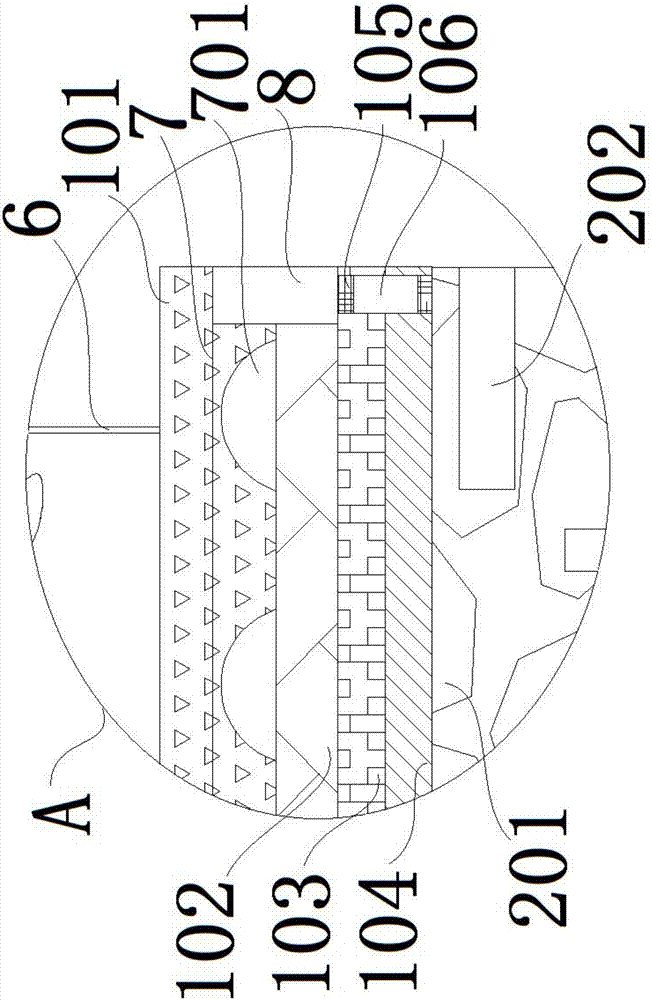 Integrated rainwater purifying and recycling stereoscopic greening landscape building