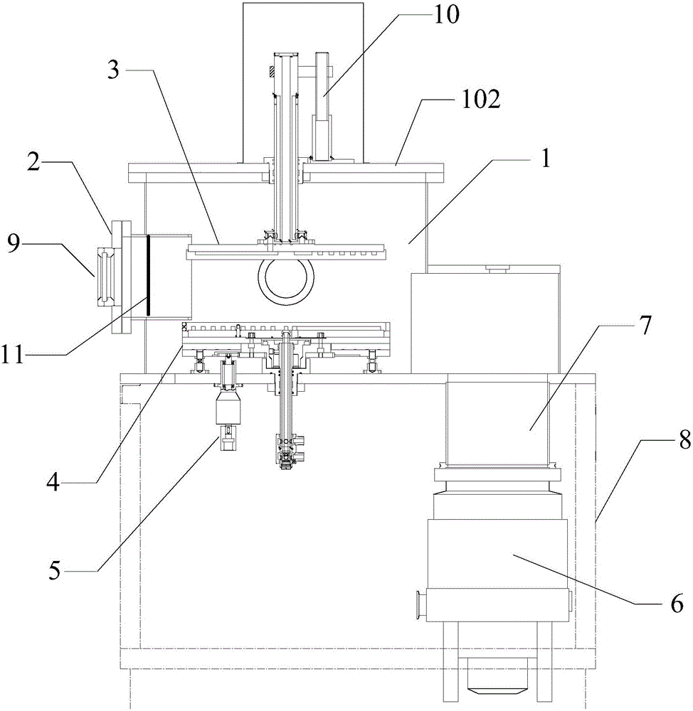 Diamond-like carbon film deposition device