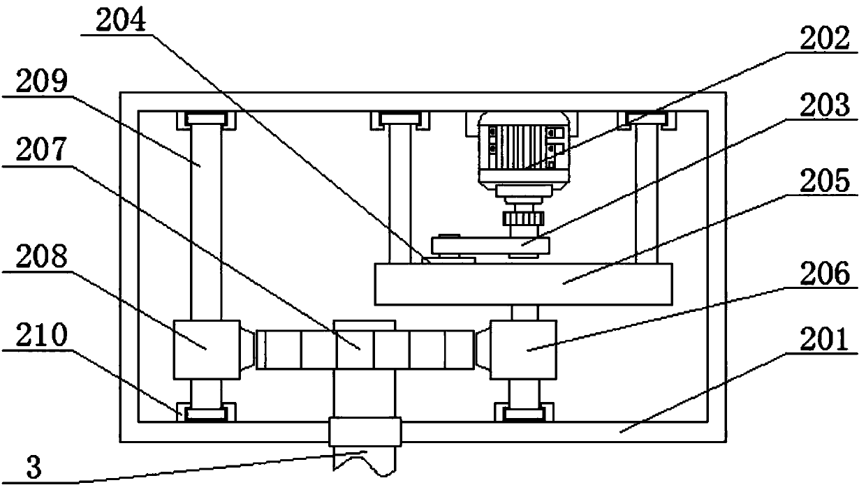 Cleaning device for automobile spare part manufacturing mold