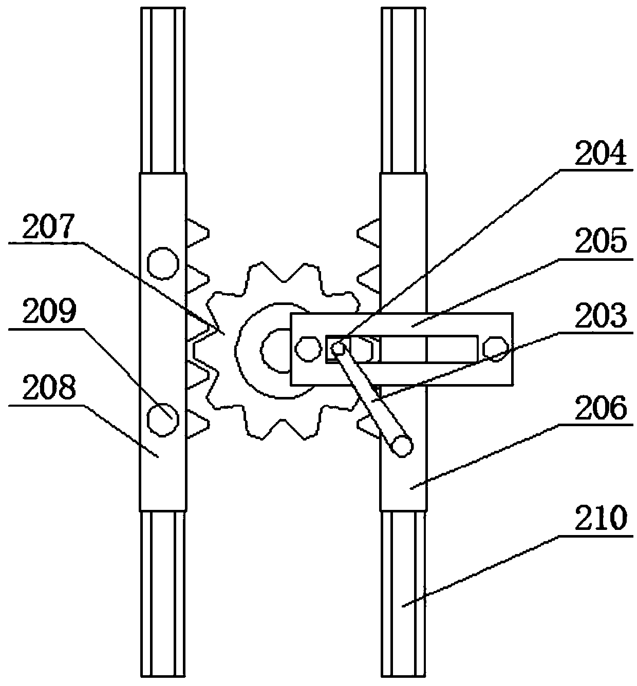 Cleaning device for automobile spare part manufacturing mold