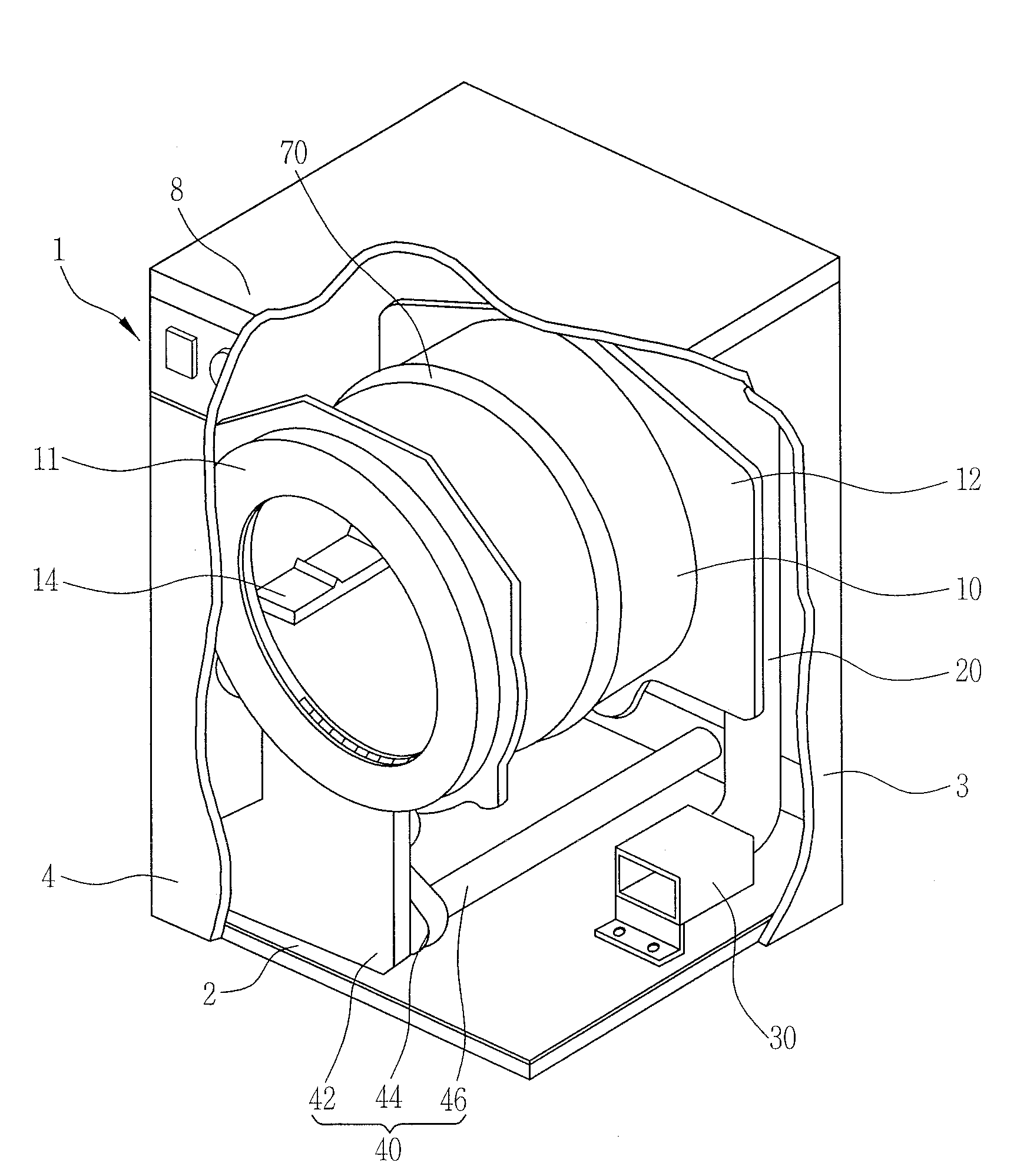 Dryer with safety function