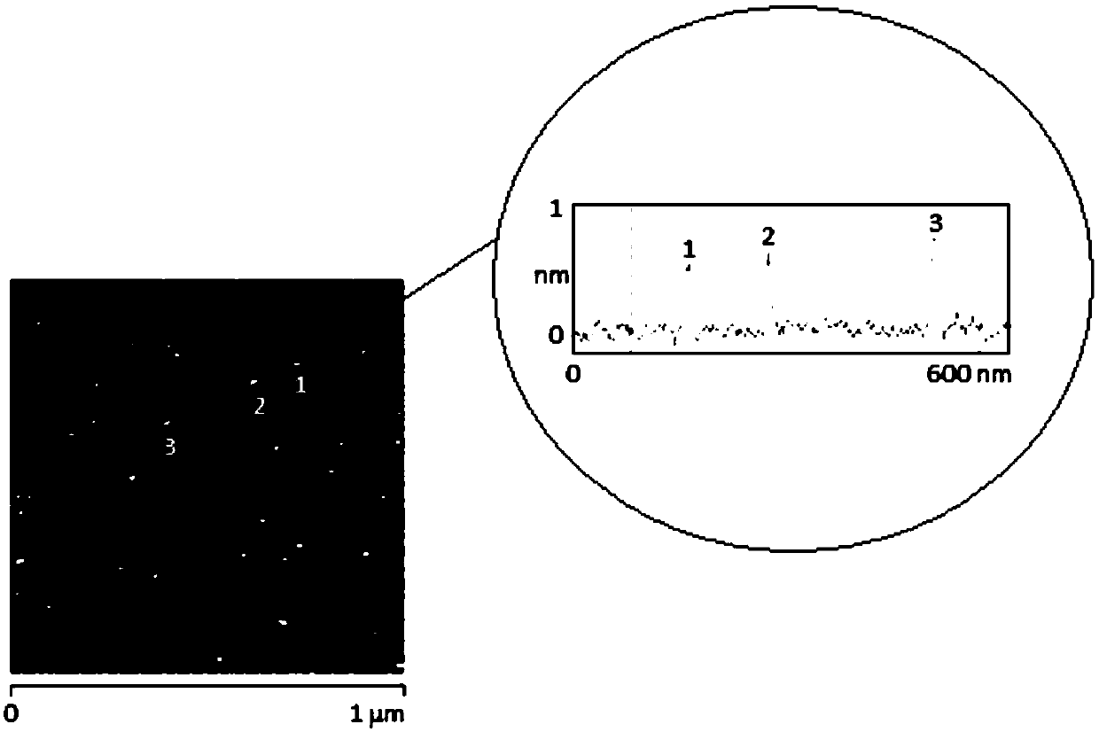 A kind of preparation method of graphene quantum dot dispersion liquid