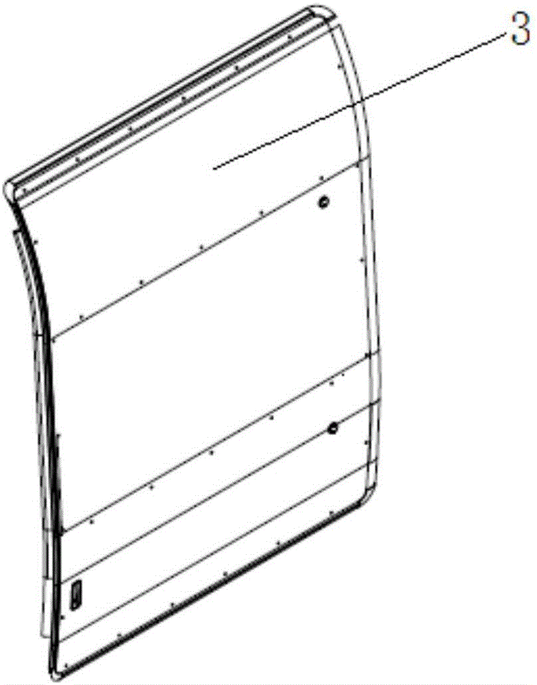 Large-opening-degree sliding plug door system for high-speed freight transportation motor train unit