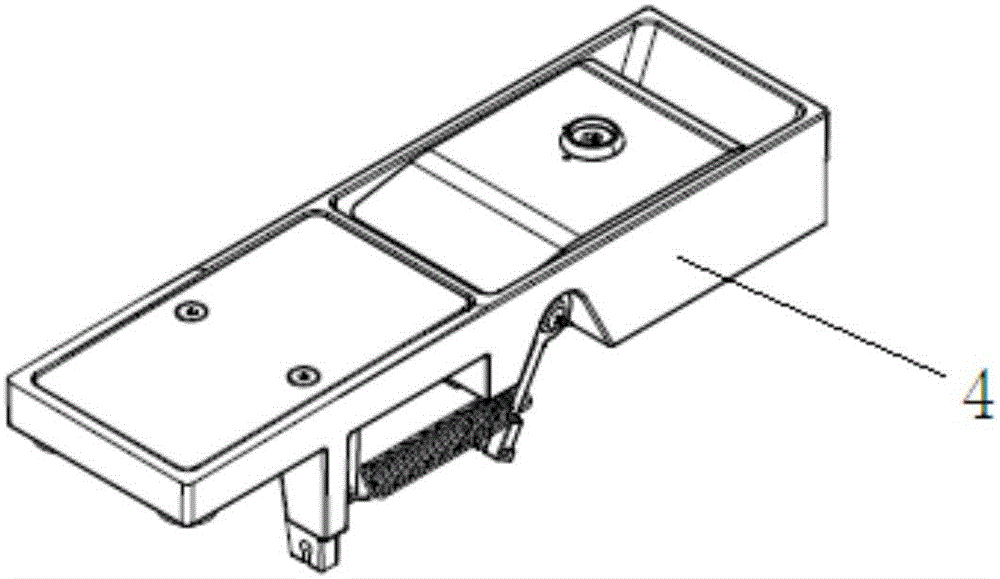 Large-opening-degree sliding plug door system for high-speed freight transportation motor train unit